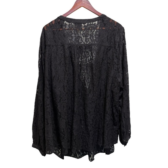 Torrid Harper Lace Pullover Long Sleeve Blouse Size 5x - Picture 7 of 8